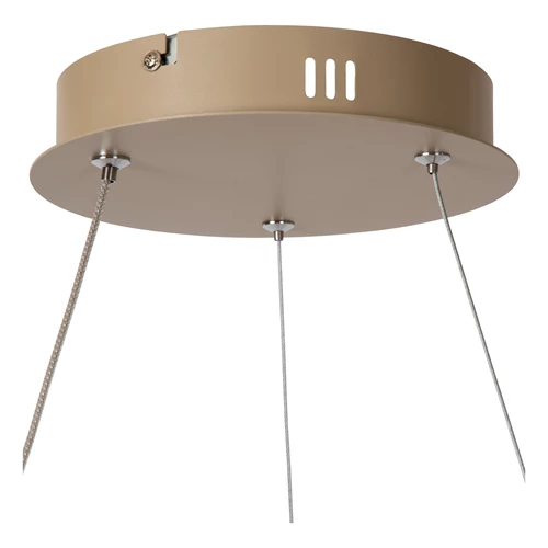Lucide ESPIRAL - Pendant light - LED Dim. - CCT - 1x40W 2700K/4000K - Taupe | Essential - detail 2